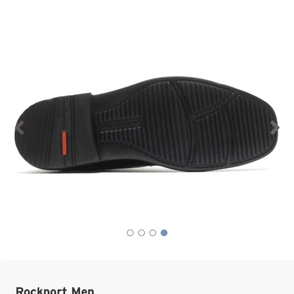 Rockport black men’s dres shoe Size 12W NIB - Picture 7 of 8